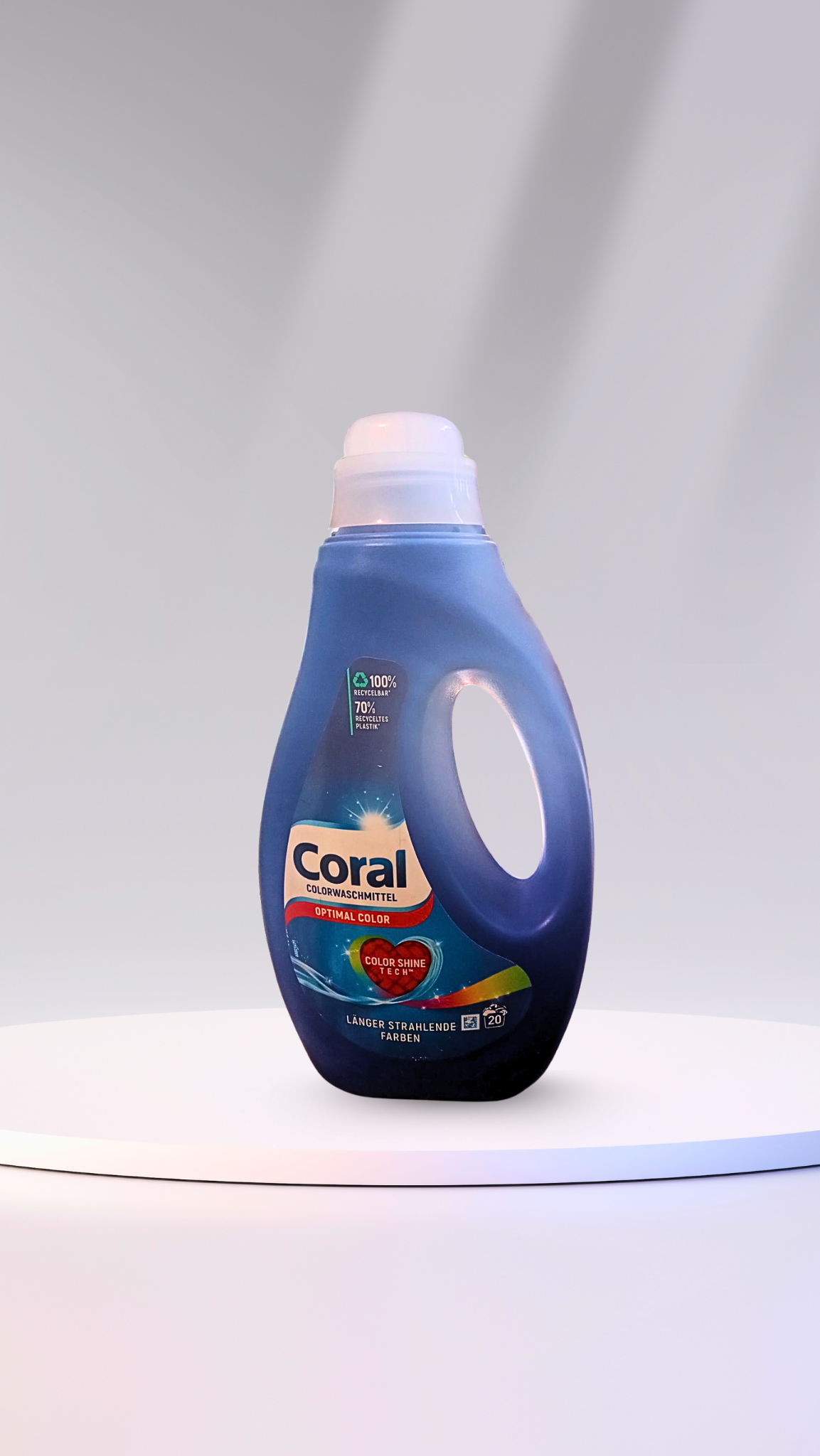 Гел за пране Coral, немски, 20 пранета за цветни дрехи