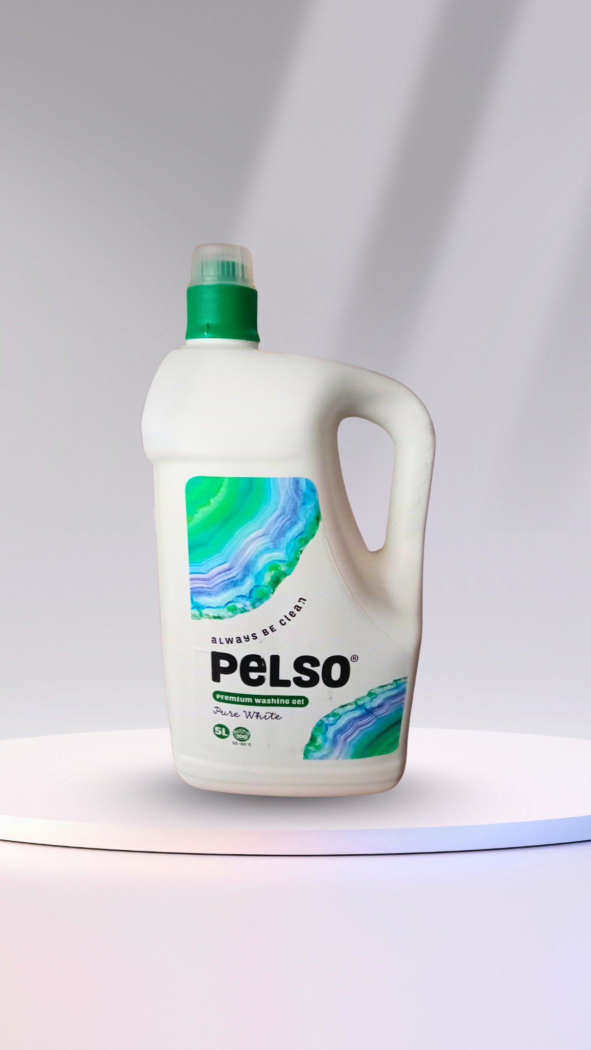 ГЕЛ ЗА ПРАНЕ PELSO, 5 Л., 100 ПРАНЕТА, УНГАРСКИ , ЗА БЕЛИ ДРЕХИ