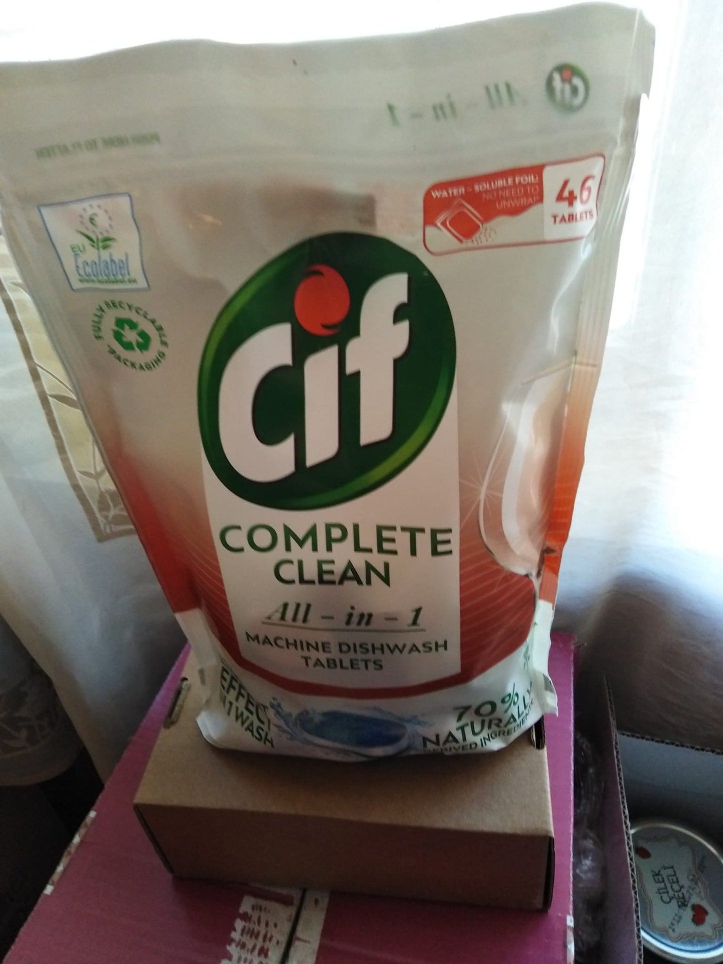 ТАБЛЕТКИ ЗА СЪДОМИЯЛНА МАШИНА ЦИФ, ПРОИЗВЕДЕН ОТ ХЕНКЕЛ 46бр.