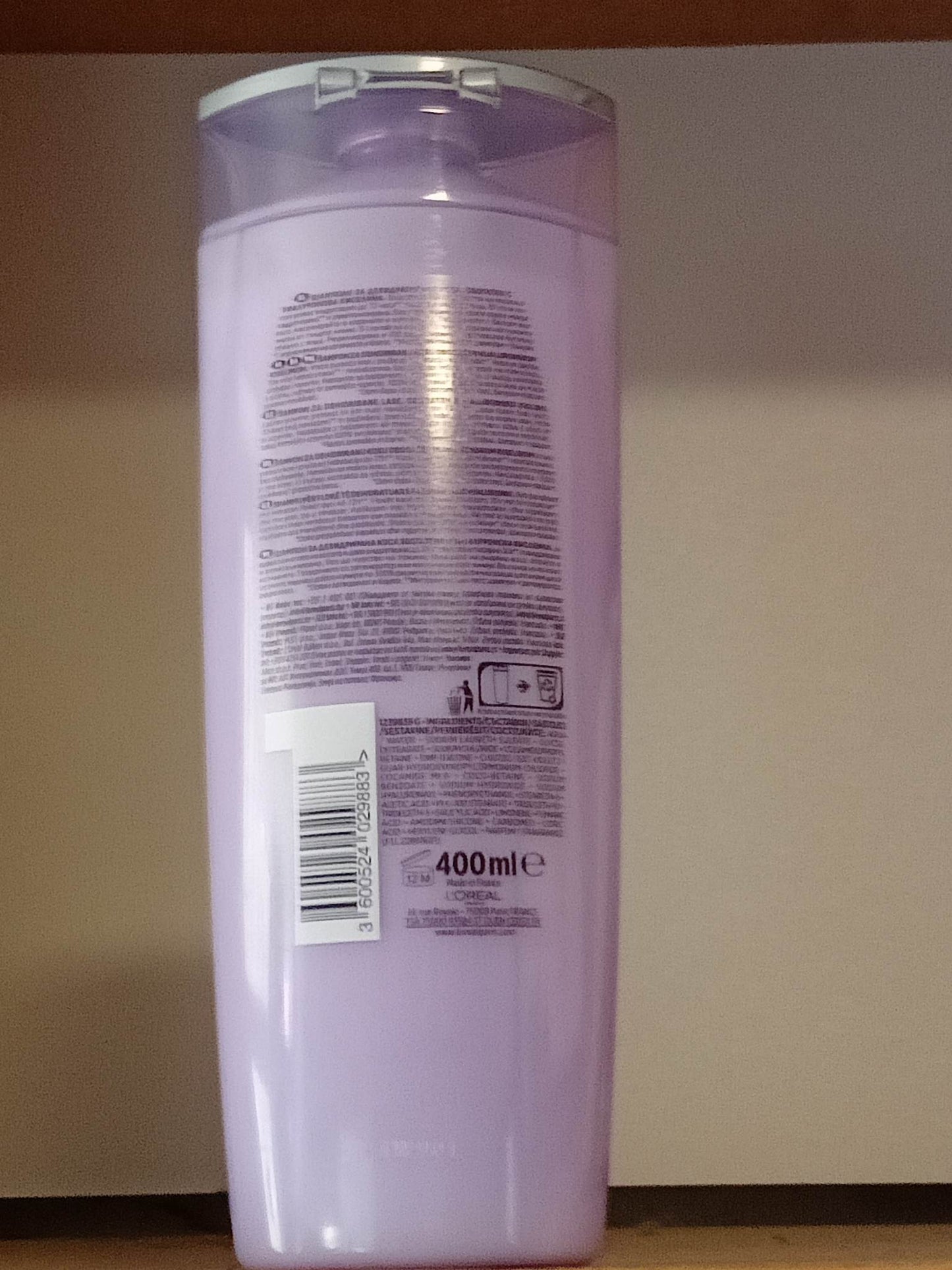 Шампоан за дехидратирана коса, обогатен с хиалуронова киселина 400ml