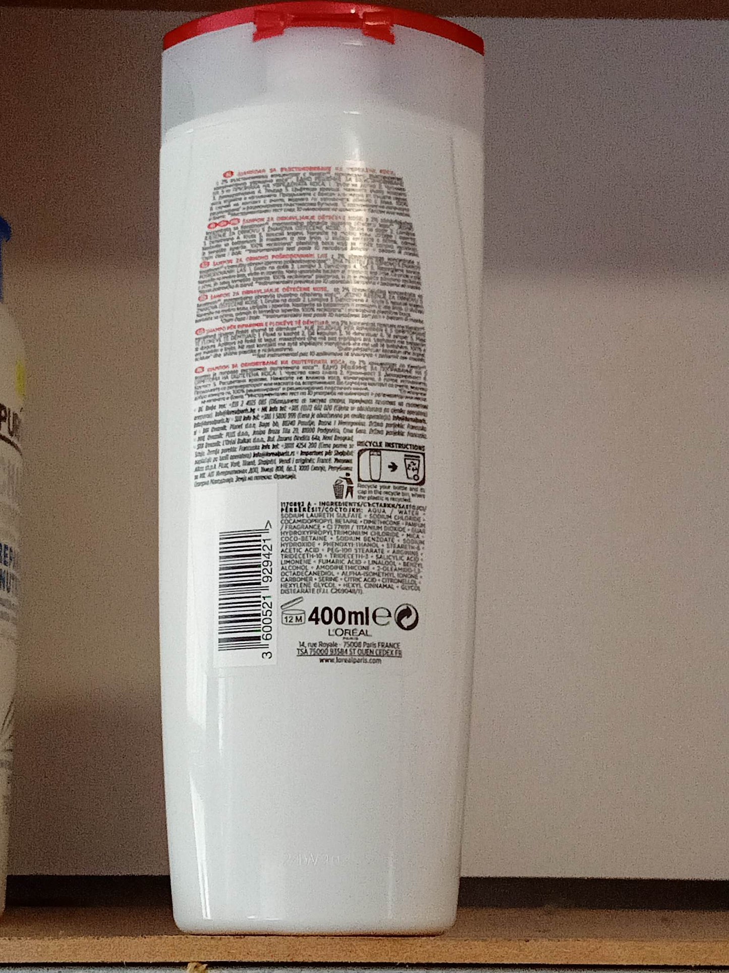 Шампоан за възстановяване на увредена коса 400ml