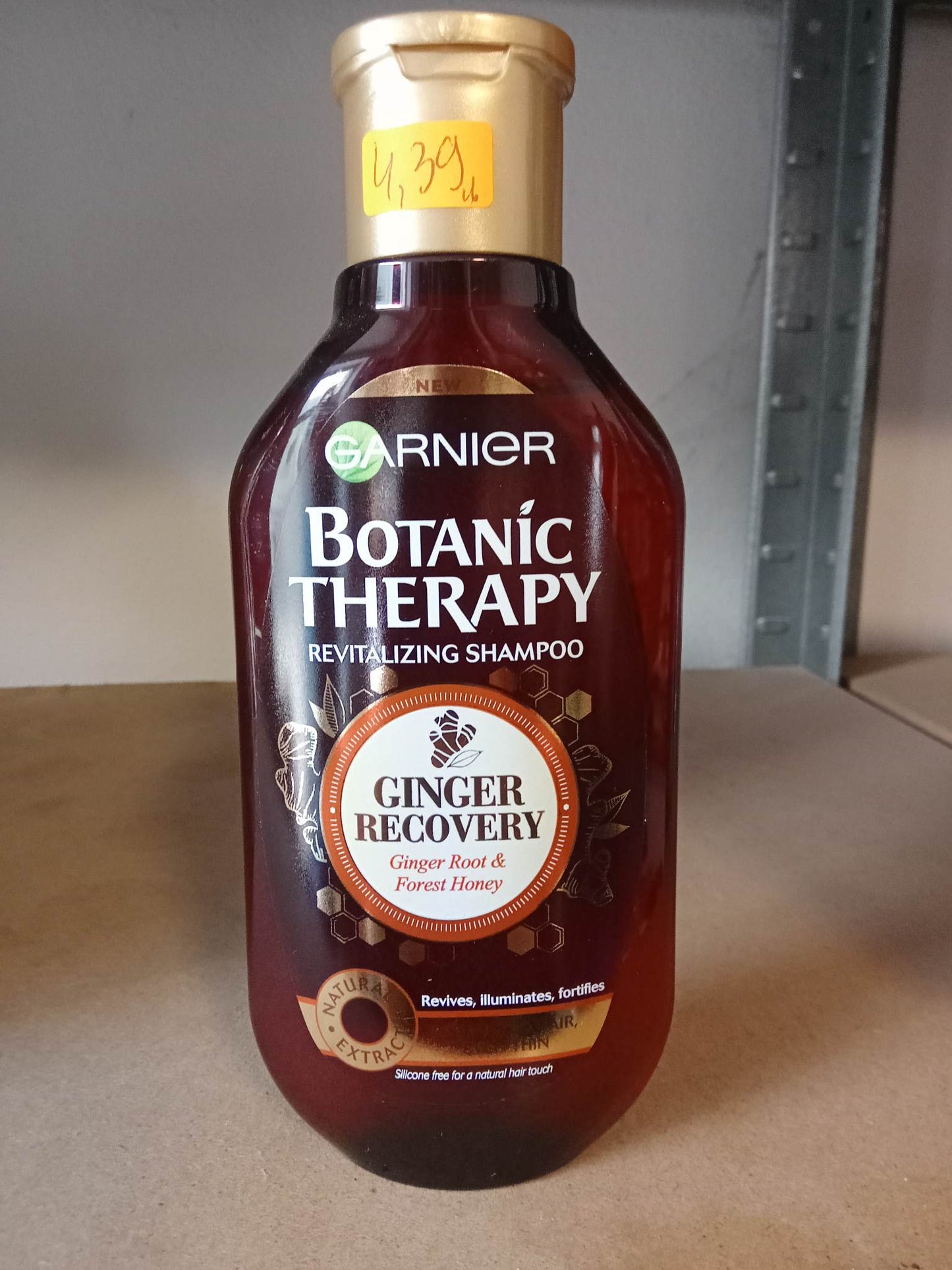 Шампоан за  тънка и изтощена коса с екстракт от органичен корен от джинджифили горски мед,250ml