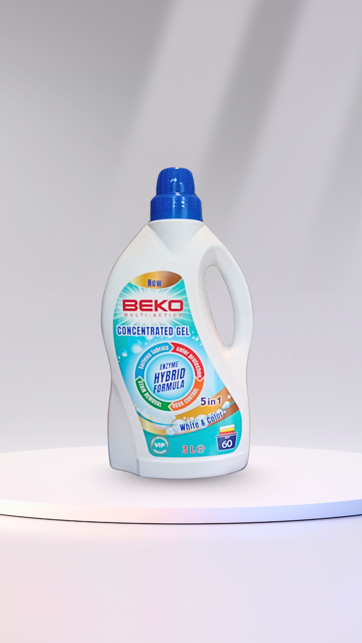 Гел за пране Beko. 5 в 1, 3л. Турски - 60 пранета