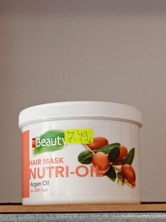 Маска за коса, BEAUTY, фраганово масло, за суха коса,500ml