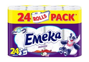 ТОАЛЕТНА ХАРТИЯ ЕМЕКА, 24 РОЛКИ